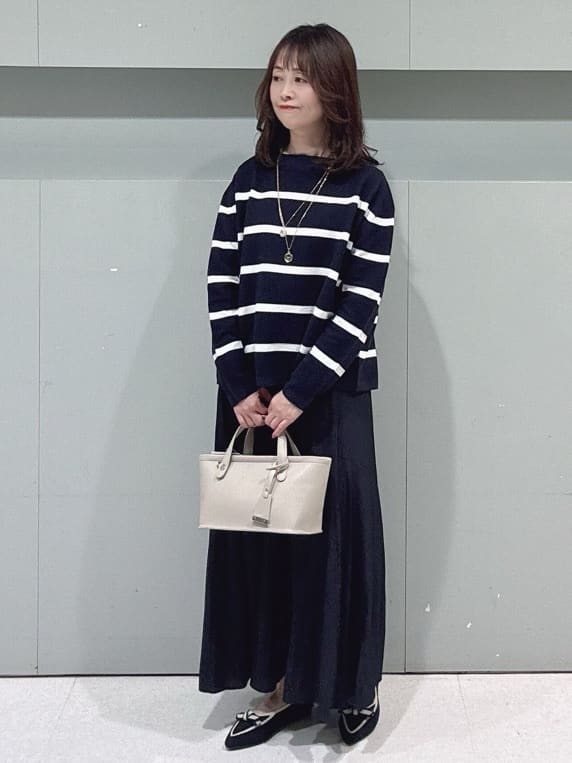 makiさんの「UNTITLED｜◆【ゆったり/洗える】クロップドニットプルオーバー」を使ったコーディネート