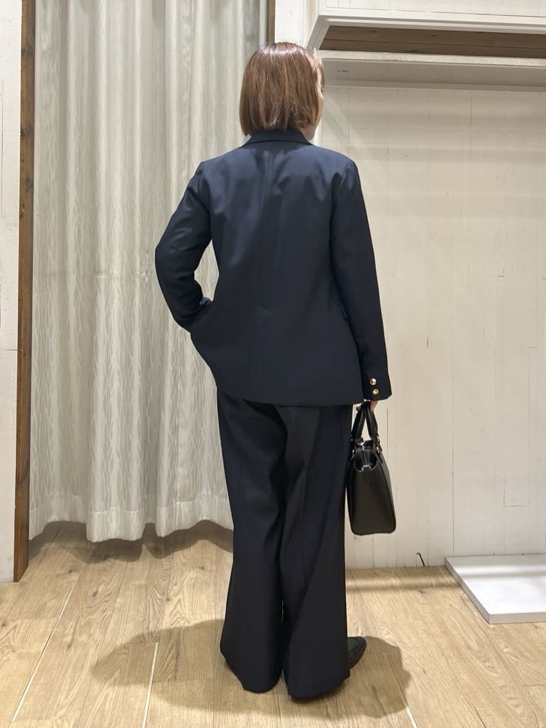 ga_riさんの「THE SHOP TK｜【通勤にもデイリーにも】CAVIAN 金ボタンダブルブレストジャケット」を使ったコーディネート