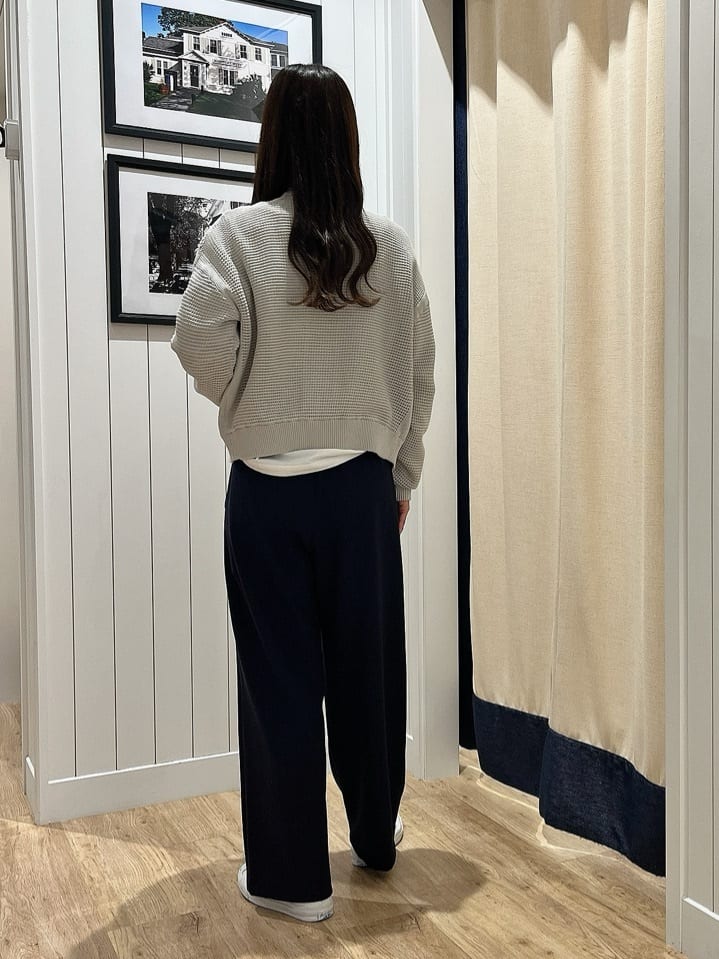 mihoさんの「Dessin｜【洗える】コットンメッシュニットカーディガン」を使ったコーディネート