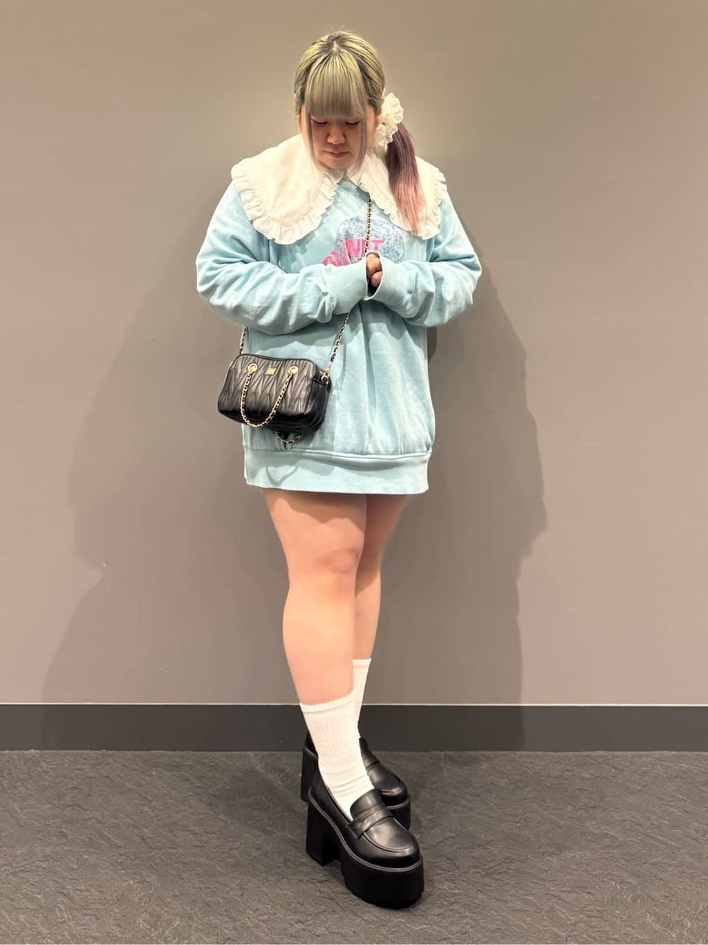 sayakaさんの「ESPERANZA｜厚底ローファーパンプス」を使ったコーディネート