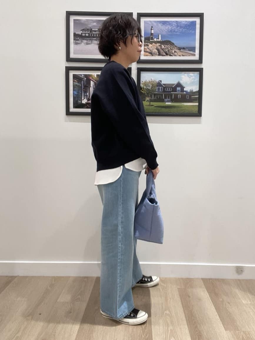 Naoさんの「Dessin｜【洗える】スウェットライクニット」を使ったコーディネート