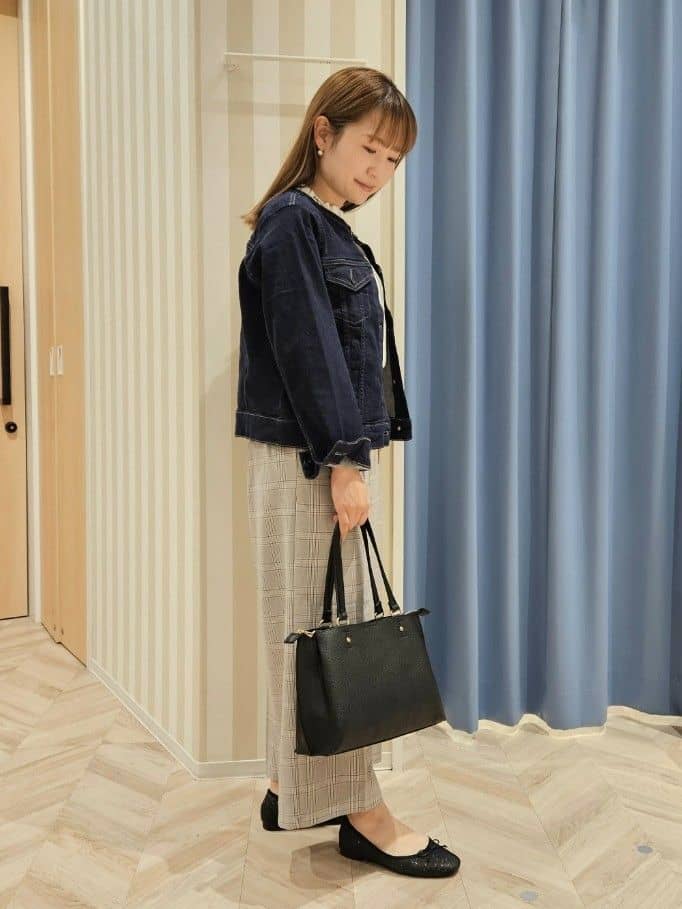 Ikumiさんの「SHOO･LA･RUE｜【軽量/2WAY】ふわっと軽いミニトートバッグ」を使ったコーディネート