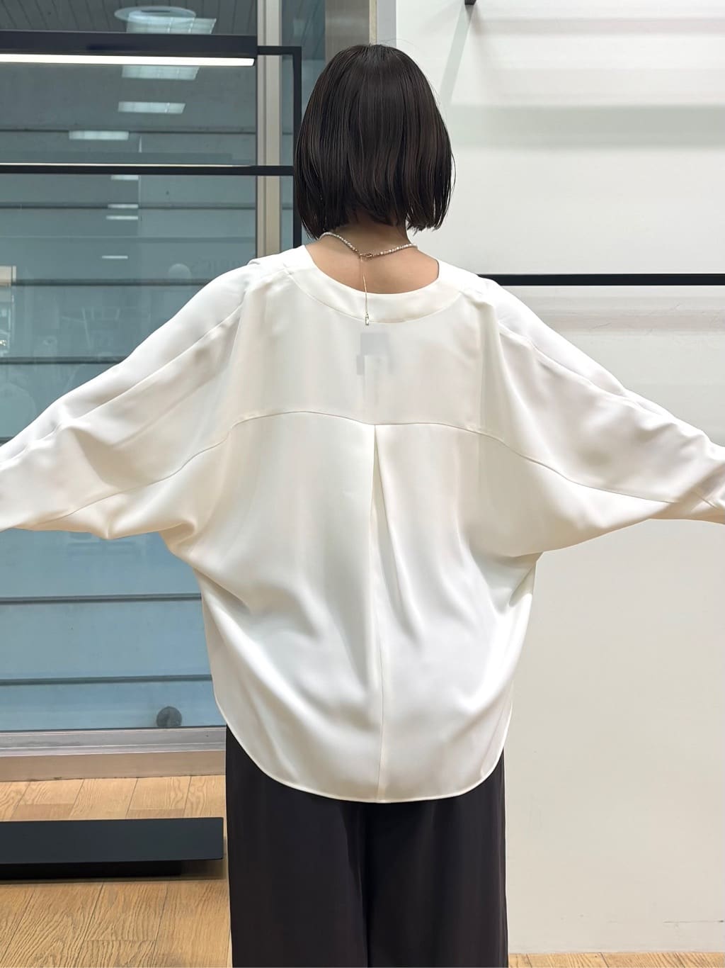asamiさんの「INDIVI｜【洗える／前後2WAY】インナータンクトップ」を使ったコーディネート