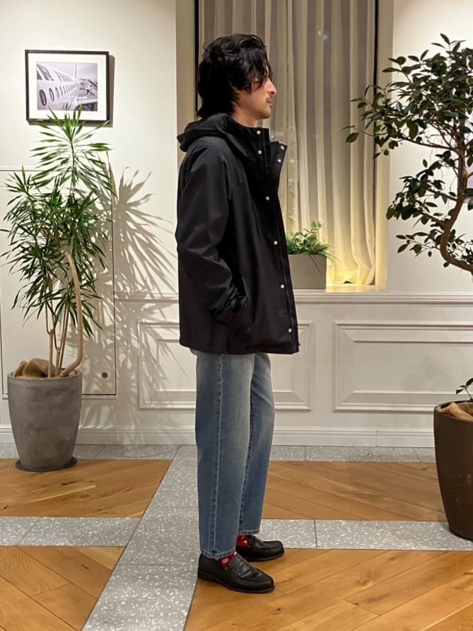 junyaさんの「DRESSTERIOR｜【防水/透湿素材/ウォッシャブル】ウォータープルーフ マウンテンパーカー」を使ったコーディネート
