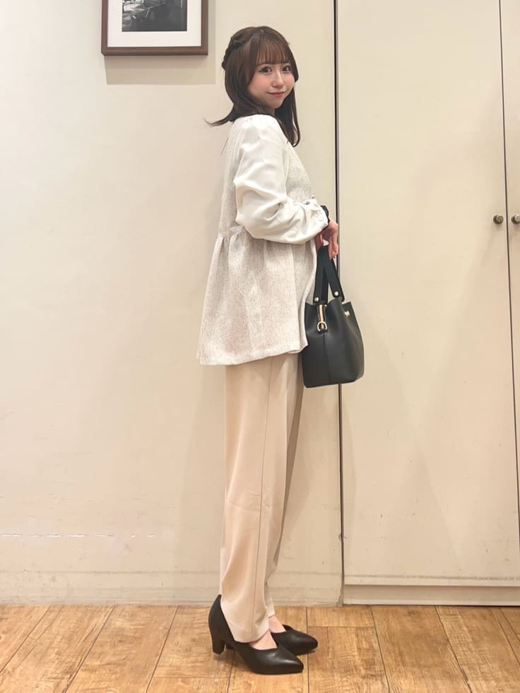AIRIさんの「SHOO･LA･RUE｜【セレモニー/2WAY】フロント金具トートバッグ」を使ったコーディネート