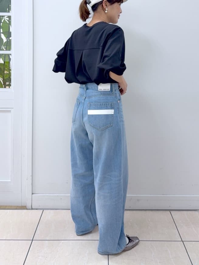 Osawaさんの「Dessin｜【体型カバー/レイヤード/洗える】ジョーゼットプルオーバーブラウス」を使ったコーディネート