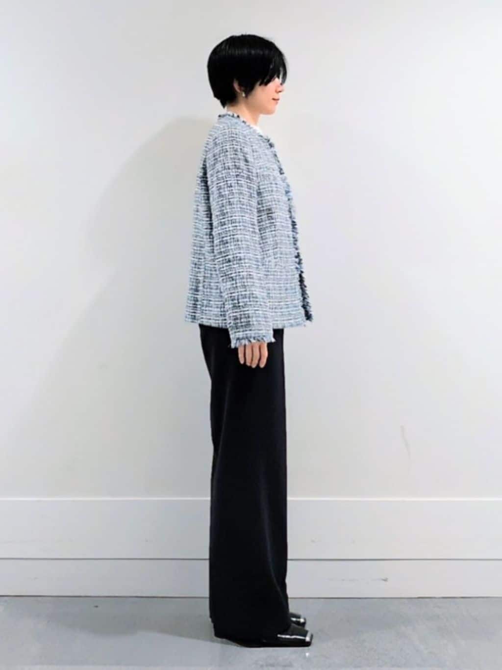 ミズタさんの「UNTITLED｜【仕事着/スーツ】ファンシーツイード ジャケット」を使ったコーディネート