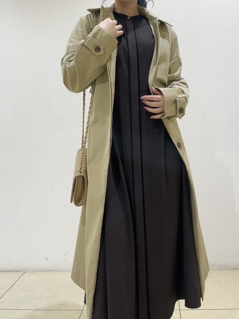 watanabeさんの「UNTITLED｜◆【はっ水/洗える】タスランステンカラーコート」を使ったコーディネート