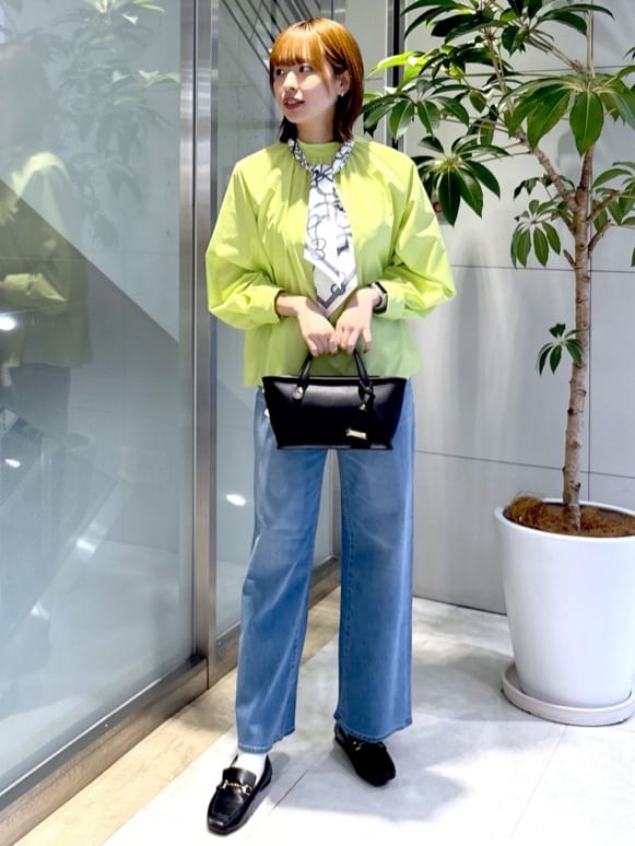 yukaさんの「UNTITLED｜【古畑星夏さん着用/人気デニム】MAKE&times;DENIM WIDE」を使ったコーディネート