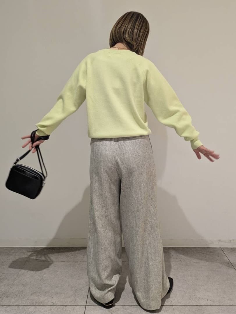 yosiさんの「OPAQUE.CLIP｜スウェットライクニット【洗濯機OK】」を使ったコーディネート