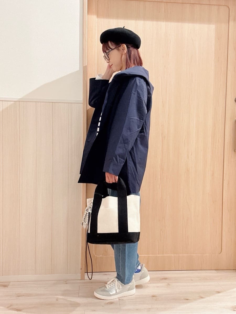 モカさんの「SHOO･LA･RUE｜楽にきちんと見られたい　大人カジュアルボーダーニット」を使ったコーディネート