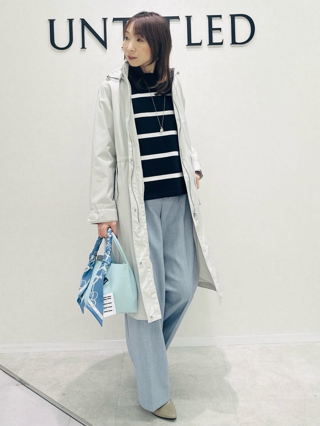 Miwaさんの「UNTITLED｜◆【ゆったり/洗える】クロップドニットプルオーバー」を使ったコーディネート