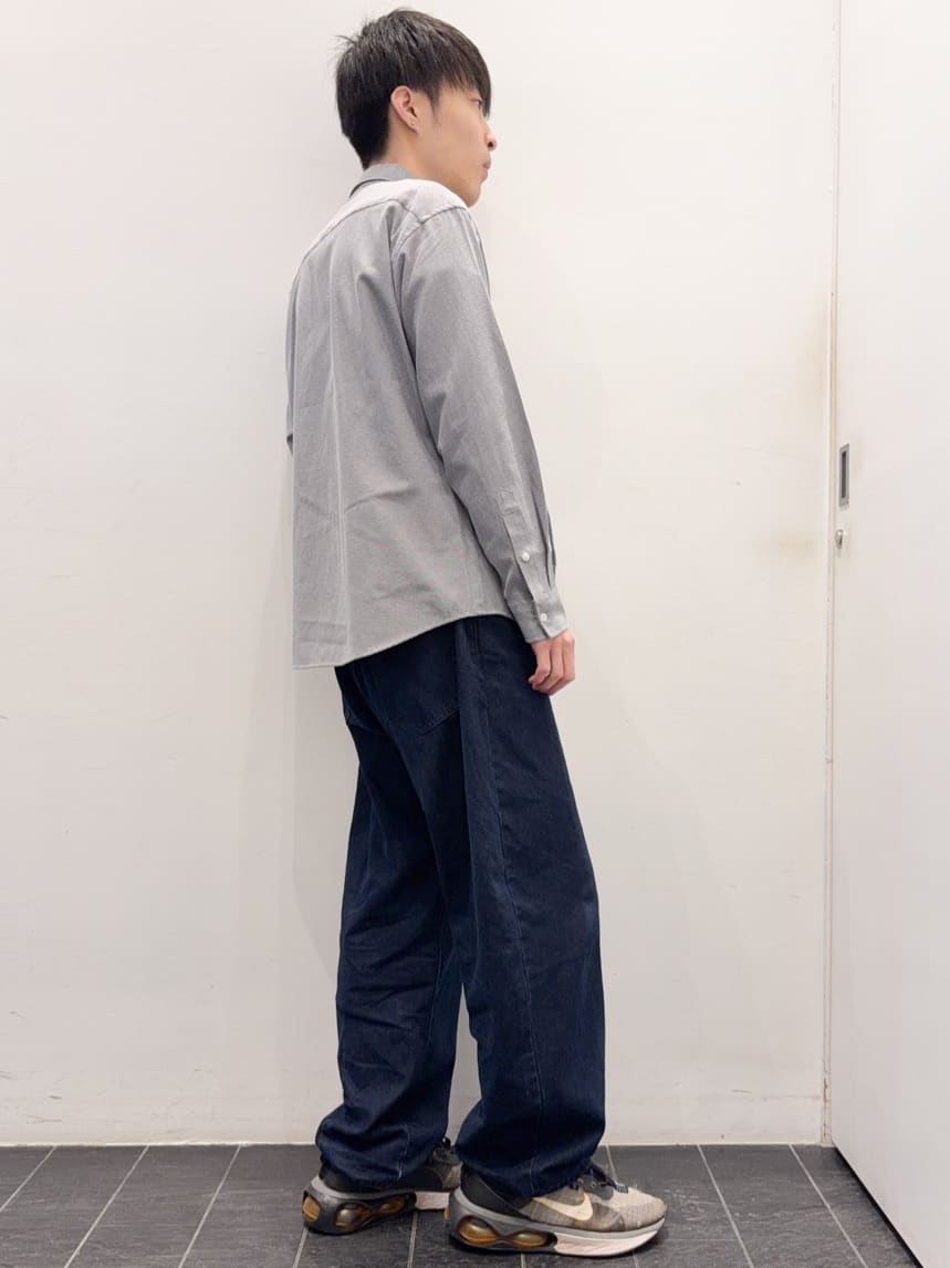 ちびちゃんさんの「THE SHOP TK｜【POLO BCS 別注】 アソート長袖シャツ ストライプ／グレー／デニム」を使ったコーディネート