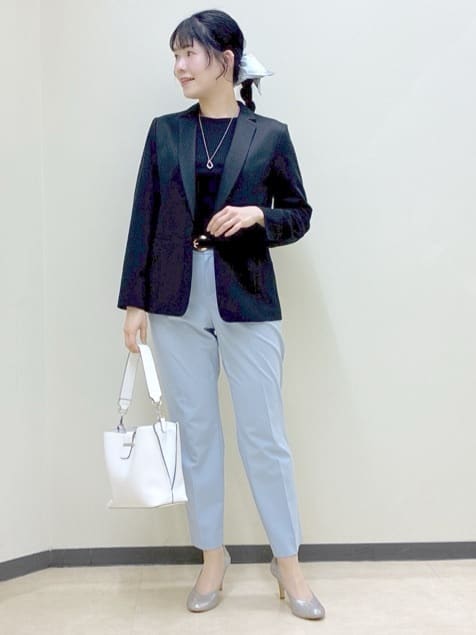  beni_gingerさんの「Reflect｜【インナーにおすすめ◎】クルーネックストレッチリブトップス」を使ったコーディネート