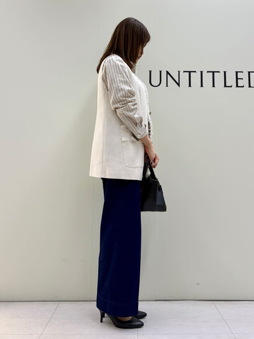 Sakaiさんの「UNTITLED｜【オンオフ使える】スラブツイード ジレ」を使ったコーディネート
