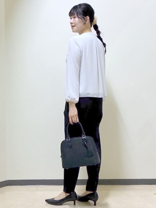  beni_gingerさんの「Reflect｜【UVカット／接触冷感】フロントフリルシフォンブラウス」を使ったコーディネート