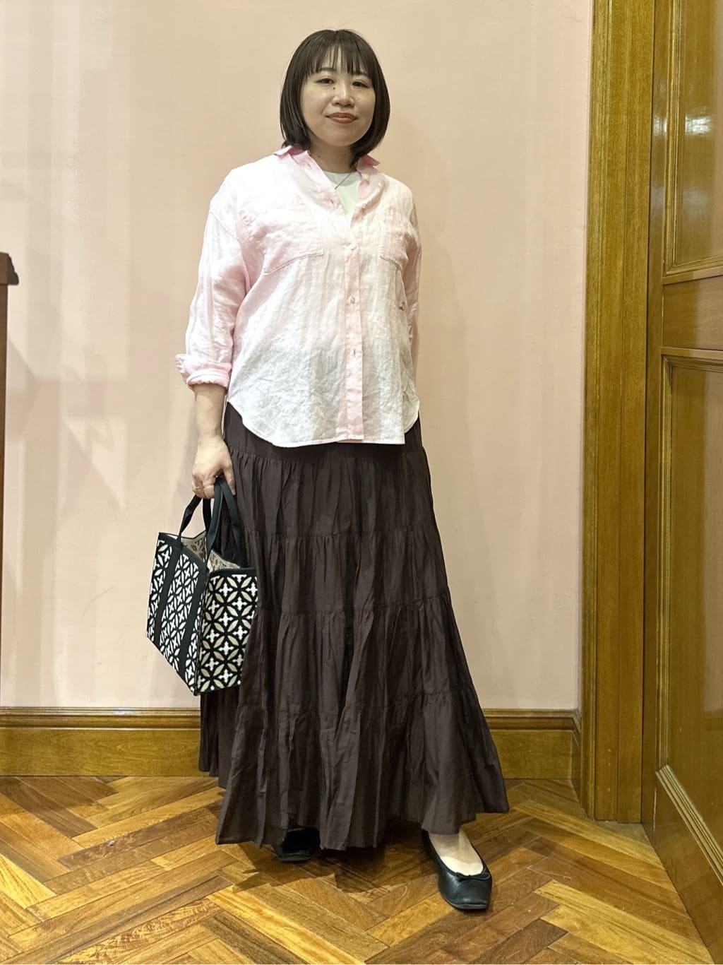 komatsuさんの「DRESSTERIOR｜【人気定番/ウォッシャブル】ガーメントダイラミーシャツ」を使ったコーディネート