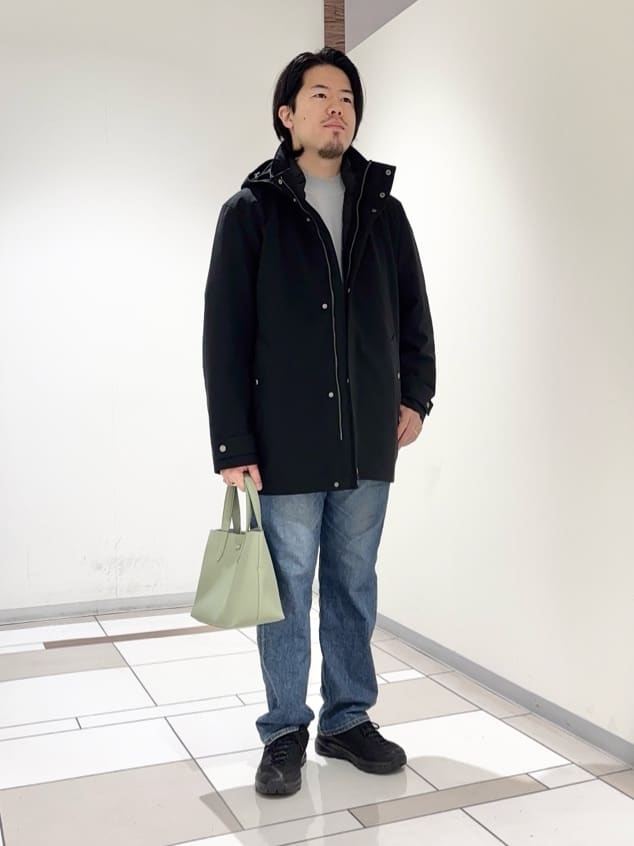及川さんの「TAKEO KIKUCHI｜【3WAY】ドビー ダウンライナー付ブルゾン」を使ったコーディネート