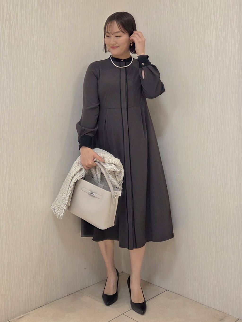 naokoさんの「UNTITLED｜【仕事着/スーツ】ファンシーツイード ジャケット」を使ったコーディネート