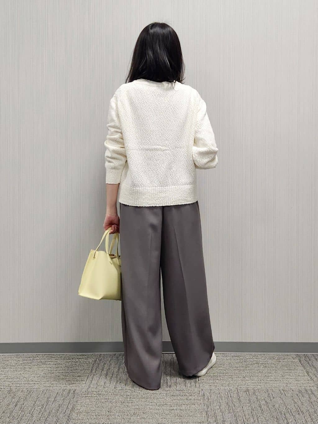 naraさんの「Dessin｜【洗える】ローゲージコットンニット」を使ったコーディネート