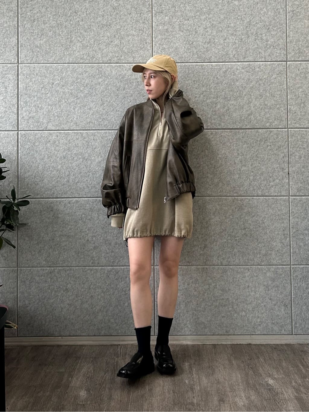honoka Aさんの「CODE A｜【Re】grain zip over blouson」を使ったコーディネート