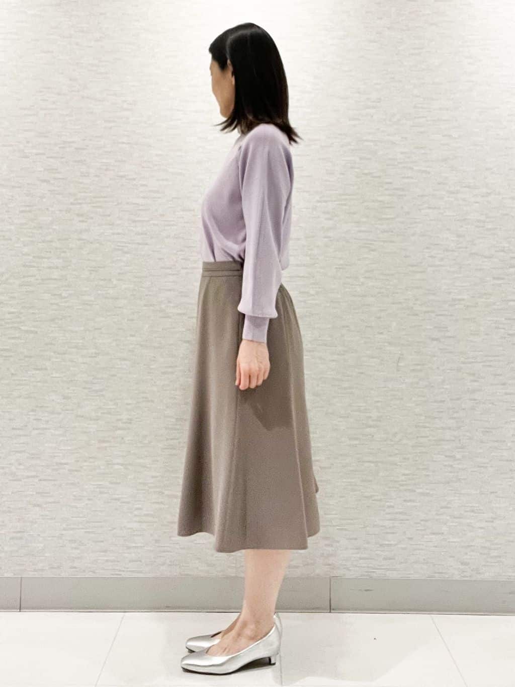 marikoさんの「Reflect｜【ゆったり着られる◎】ラグランスリーブニット」を使ったコーディネート
