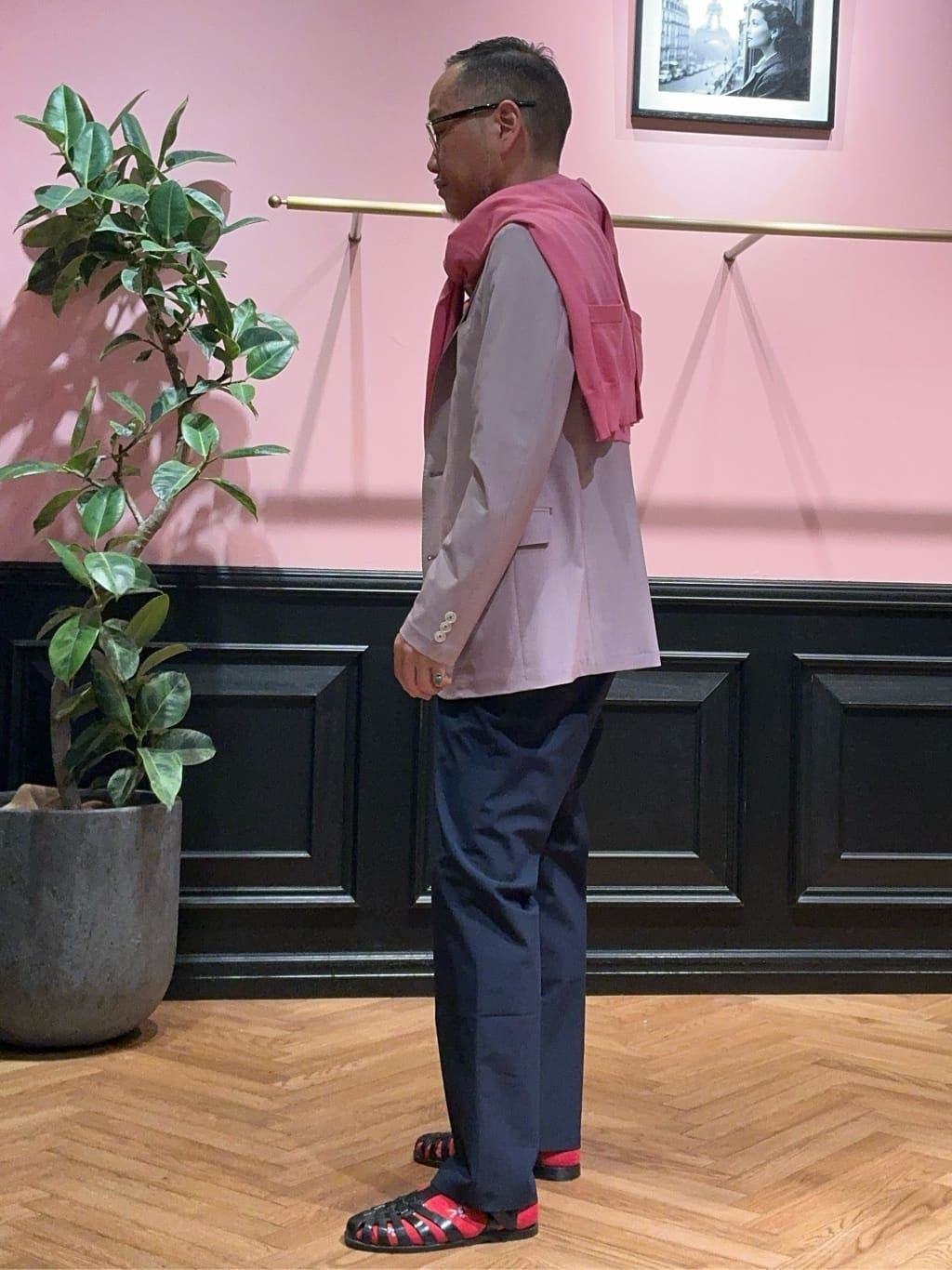 torigoeさんの「DRESSTERIOR｜【セットアップ可/MonoMax4月号掲載/Safari5月号掲載】CARREMAN ストレッチジャ」を使ったコーディネート