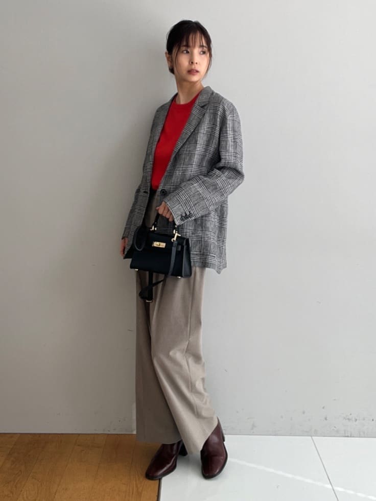 misaさんの「DRESSTERIOR｜【ウォッシャブル】コットンシルクフレンチスリーブニット」を使ったコーディネート