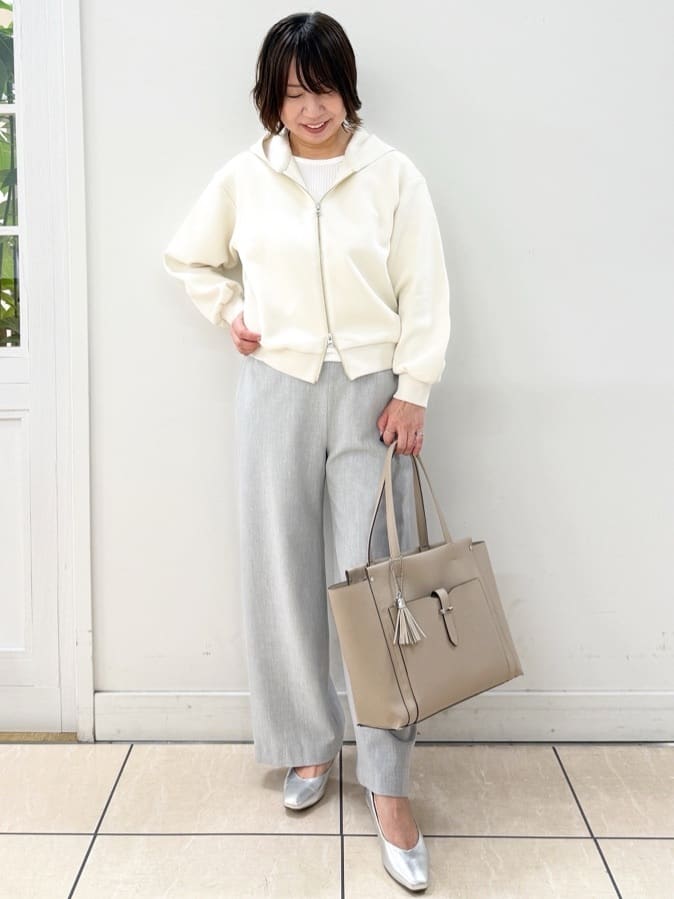 KIKIさんの「Reflect｜【オン・オフ着回しやすい◎】ダブルブレストジャケット」を使ったコーディネート
