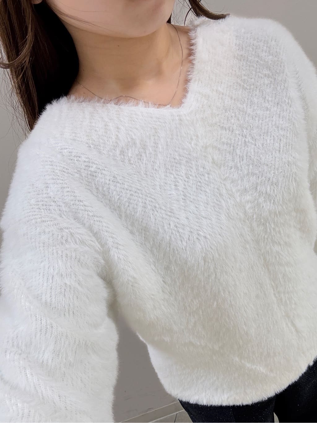 kahoさんの「INDIVI｜【洗える】エアリーシャギートップス」を使ったコーディネート