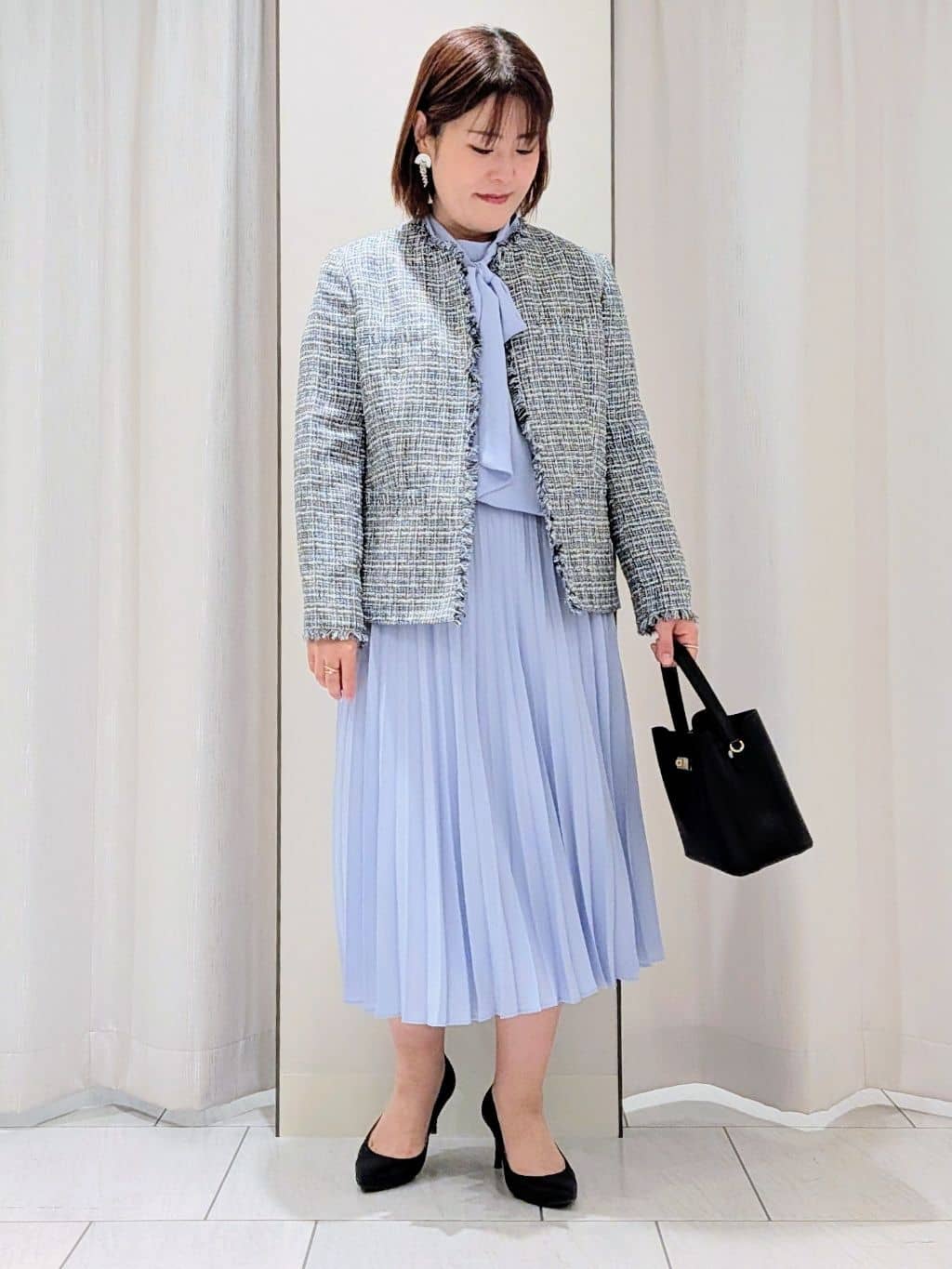 Onumaさんの「UNTITLED｜【仕事着/スーツ】ファンシーツイード ジャケット」を使ったコーディネート