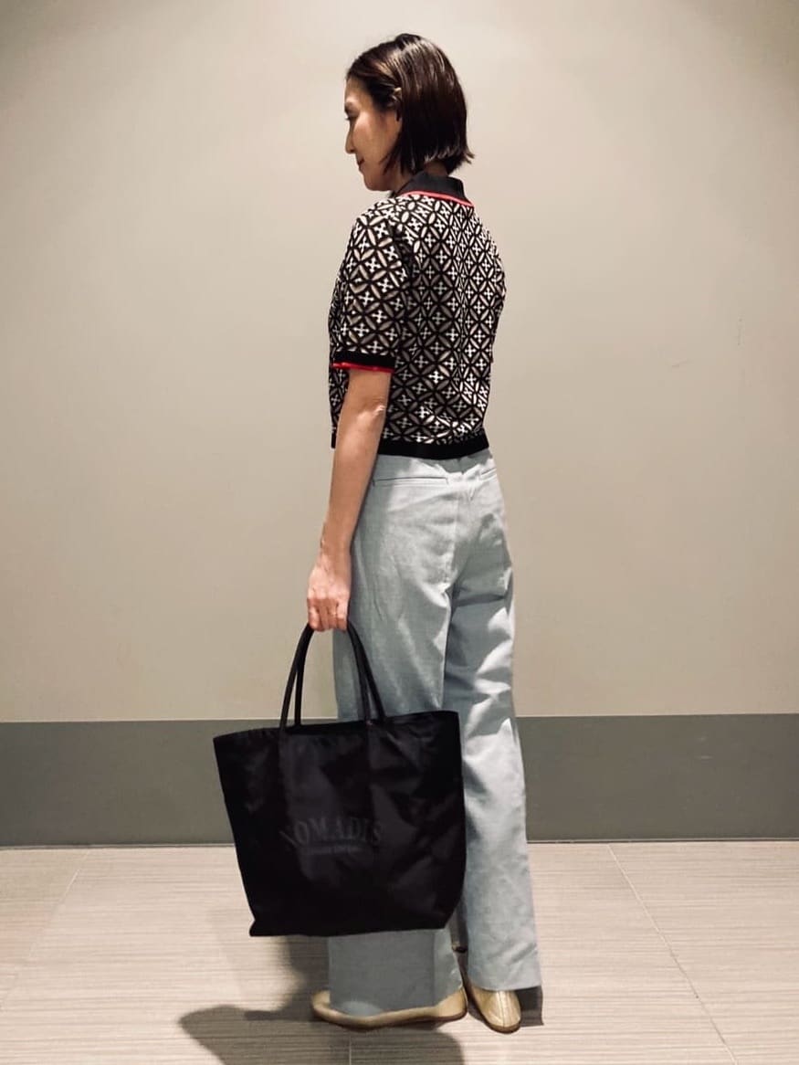 Furuさんの「DRESSTERIOR｜オーバーラップサークルニットシャツカーデ」を使ったコーディネート