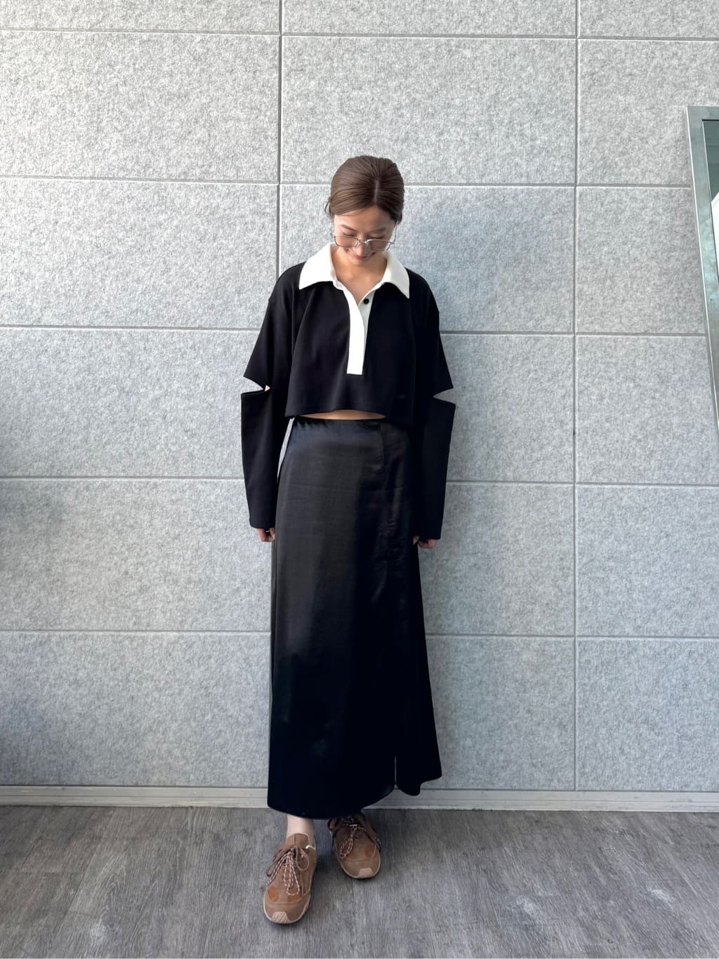 uchi__yamaさんの「CODE A｜SYSTEM｜Wavy Sneakers」を使ったコーディネート