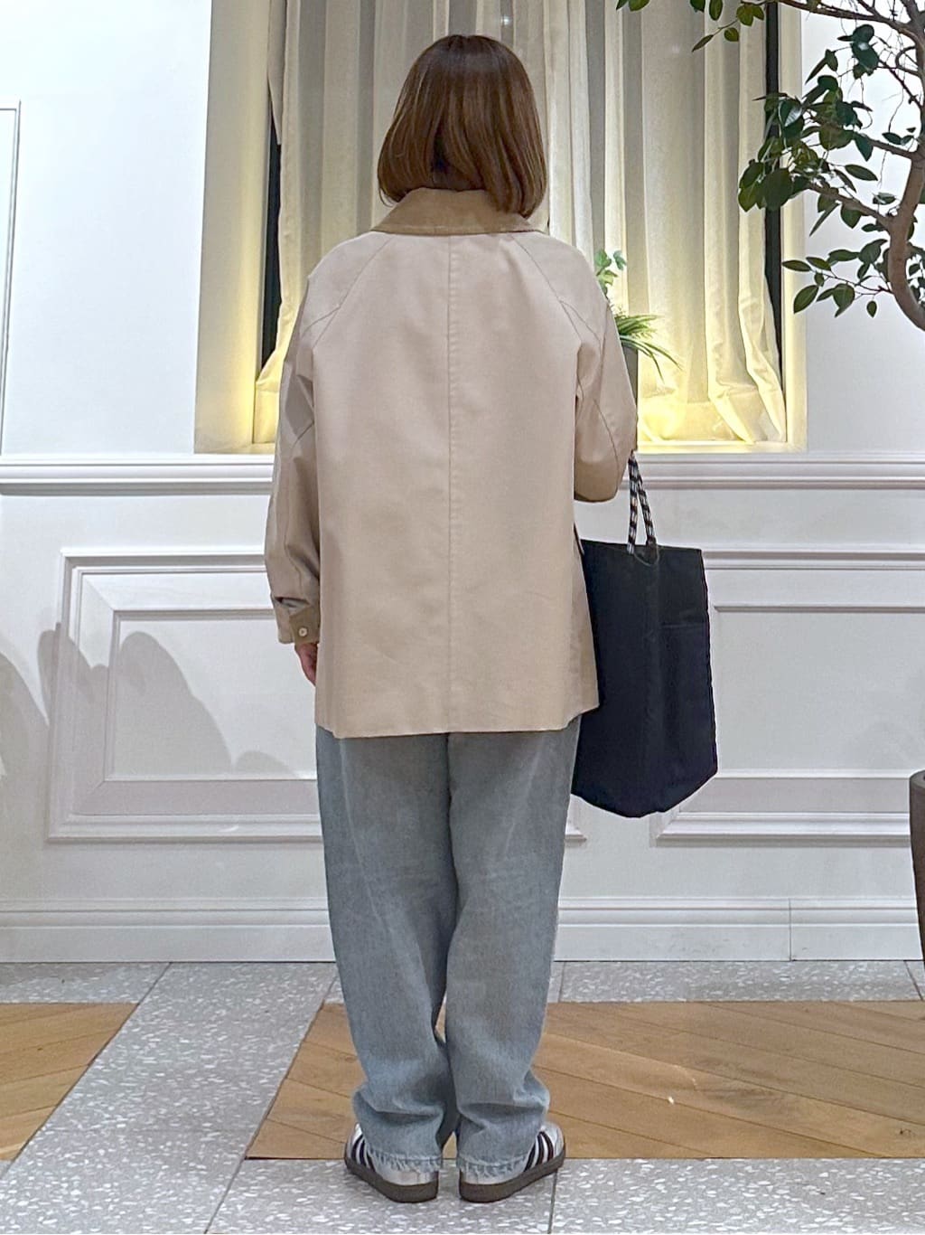 なべこさんの「DRESSTERIOR｜【ウォッシャブル】スプリング ハンティングジャケット」を使ったコーディネート