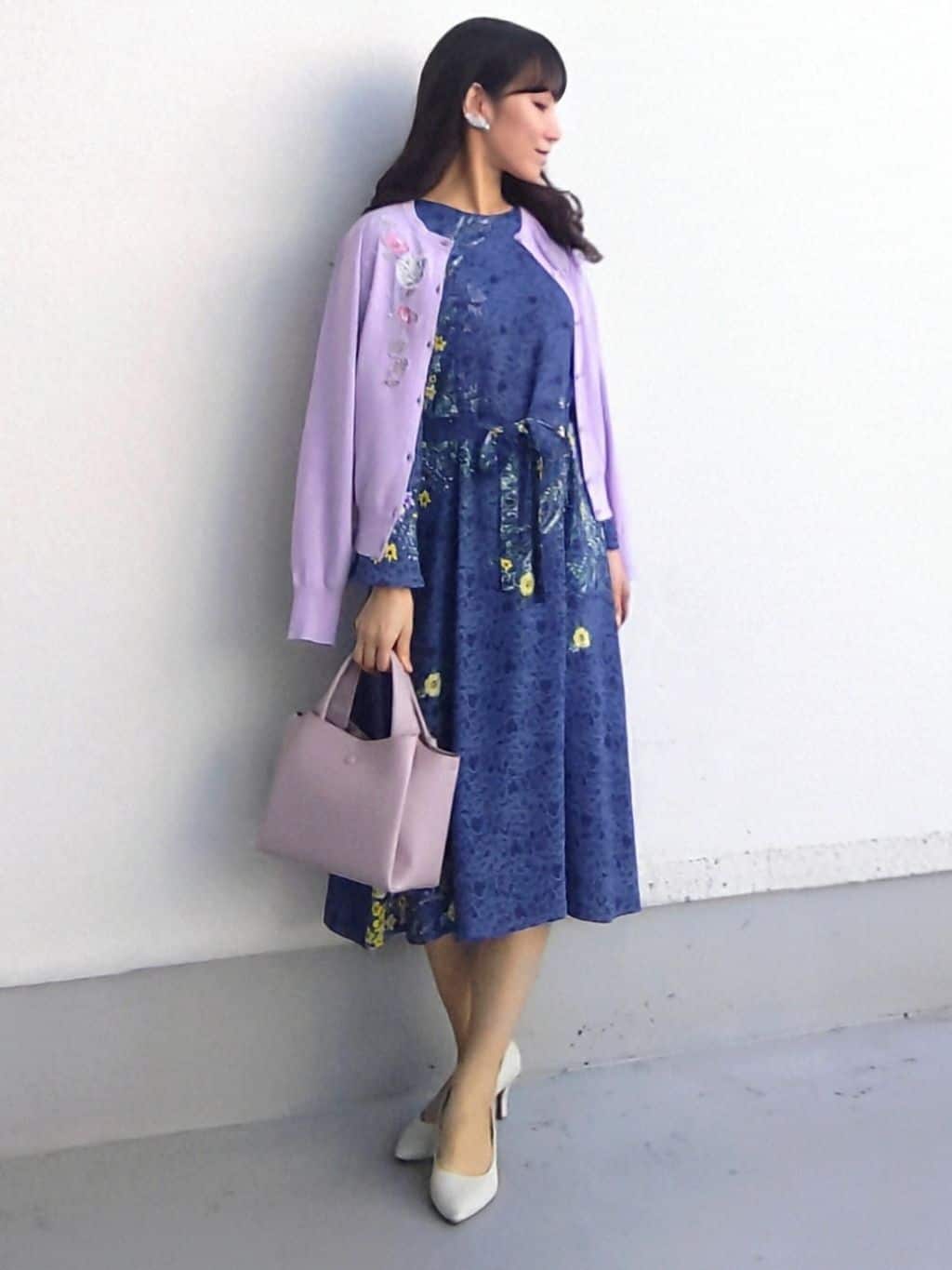 keinaさんの「SunaUna｜【SS～Lサイズ展開／フラワー刺繍】クラフトカーディガン」を使ったコーディネート