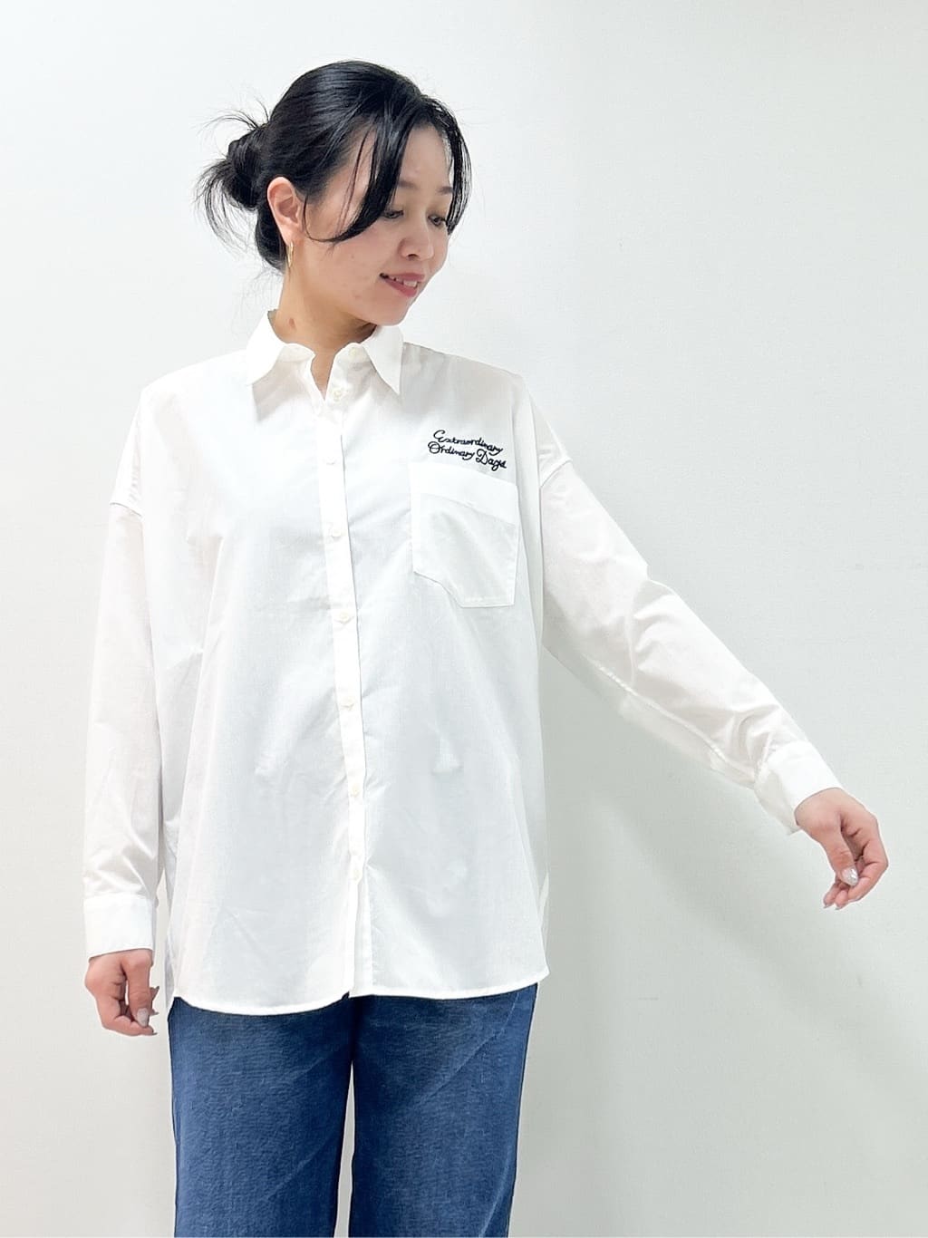 Kaiさんの「Dessin｜【洗える】リラックスフレアシルエット12OZデニム」を使ったコーディネート
