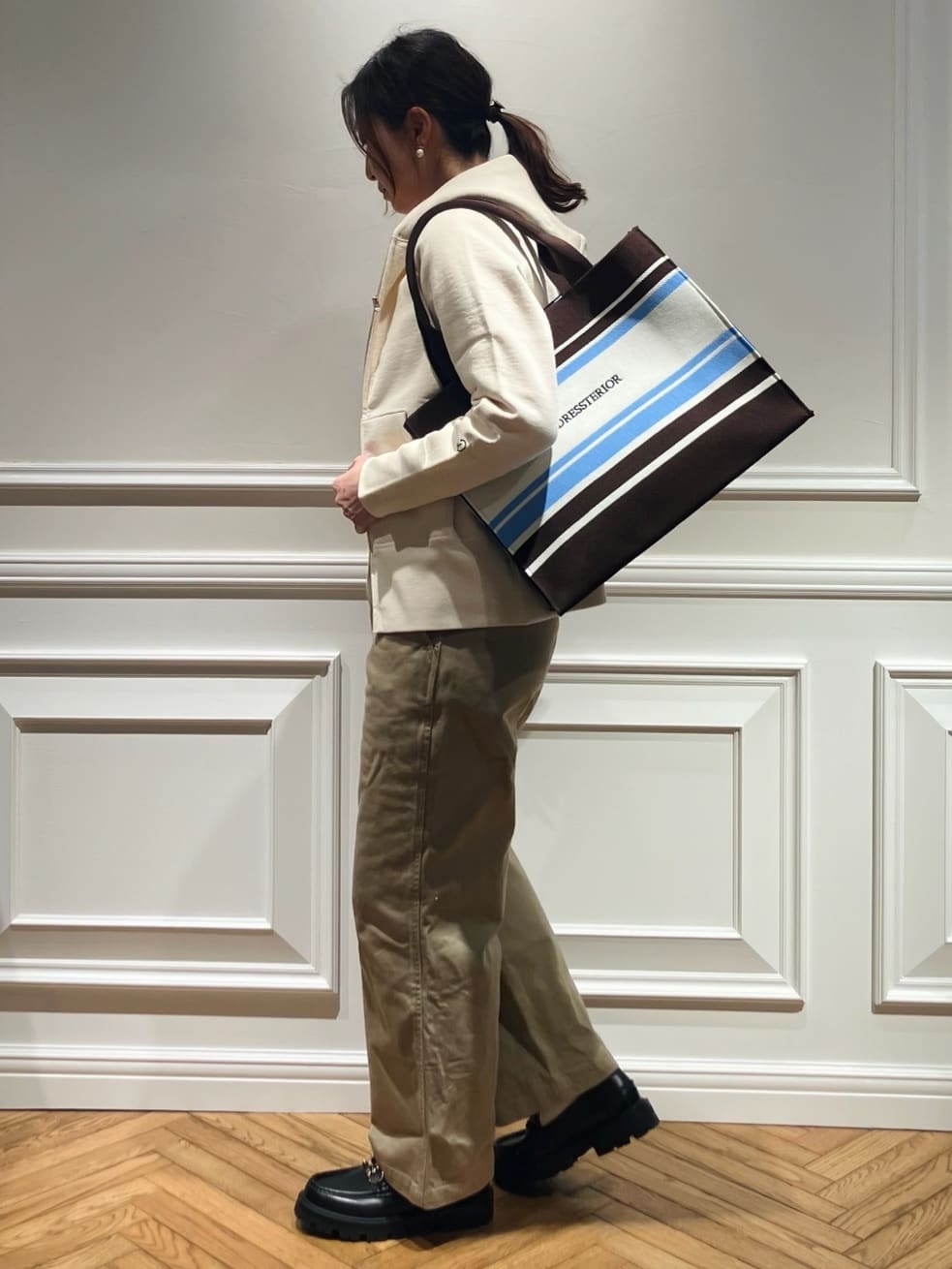 TSUKUIさんの「DRESSTERIOR｜デキシー吊裏毛ジップアップパーカ」を使ったコーディネート