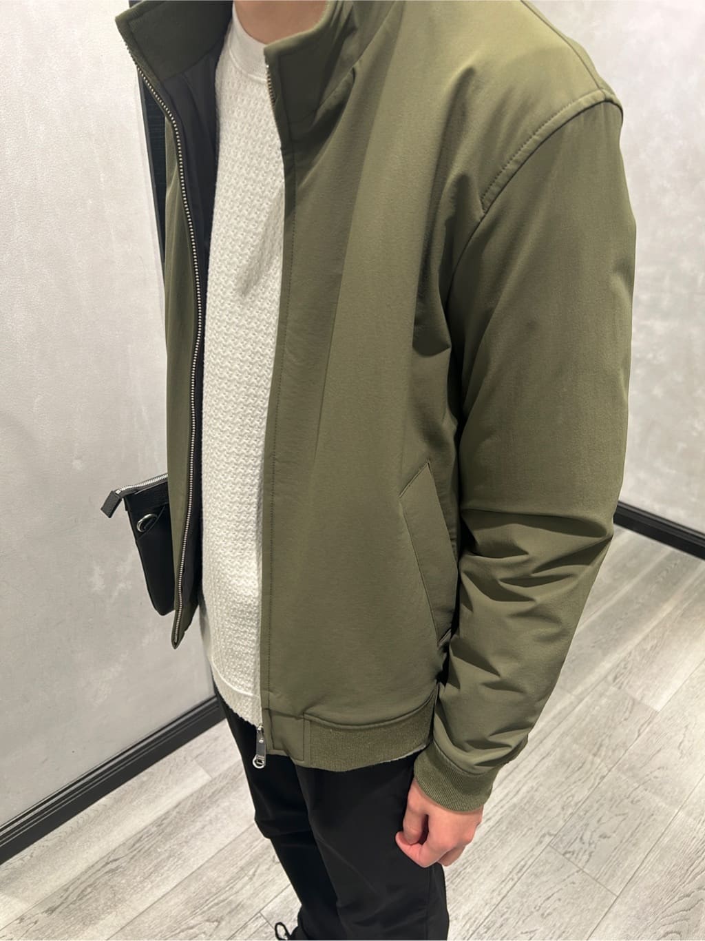 ruiさんの「TAKEO KIKUCHI｜スタンドカラー ショート リブ ブルゾン」を使ったコーディネート
