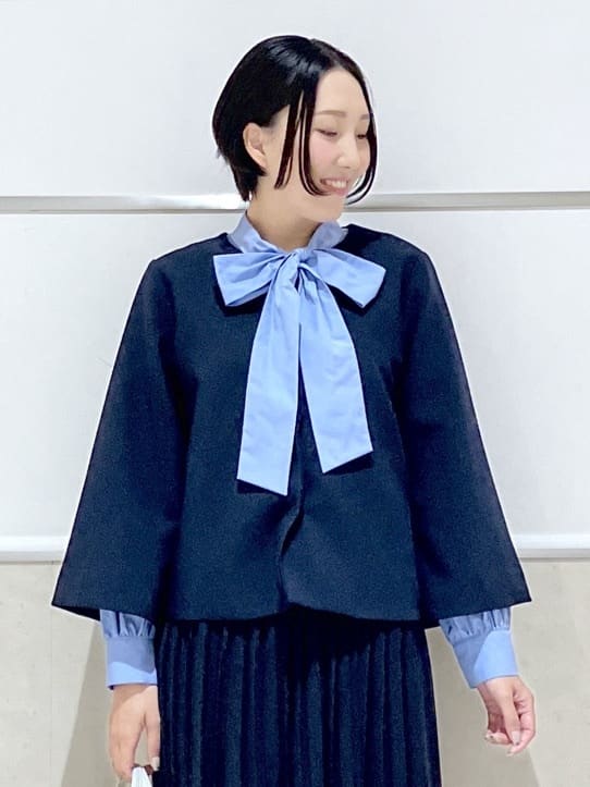 eriko さんの「Dessin｜【入卒/セレモニー】ボウタイリボンブラウス」を使ったコーディネート