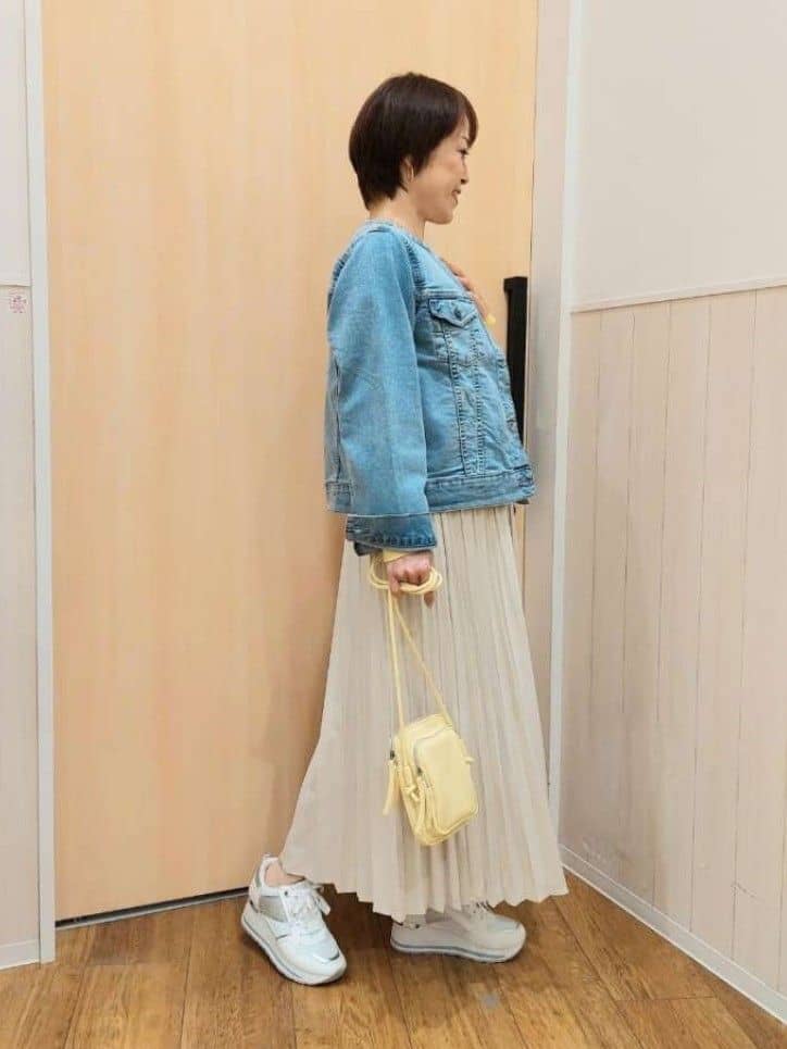 Kさんの「SHOO･LA･RUE｜【洗濯機可/S-LL/アンサンブル可】結局、シンプル クルーネックニット」を使ったコーディネート