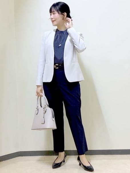  beni_gingerさんの「Reflect｜【SS-4Lサイズ】ドットプリントブラウス」を使ったコーディネート