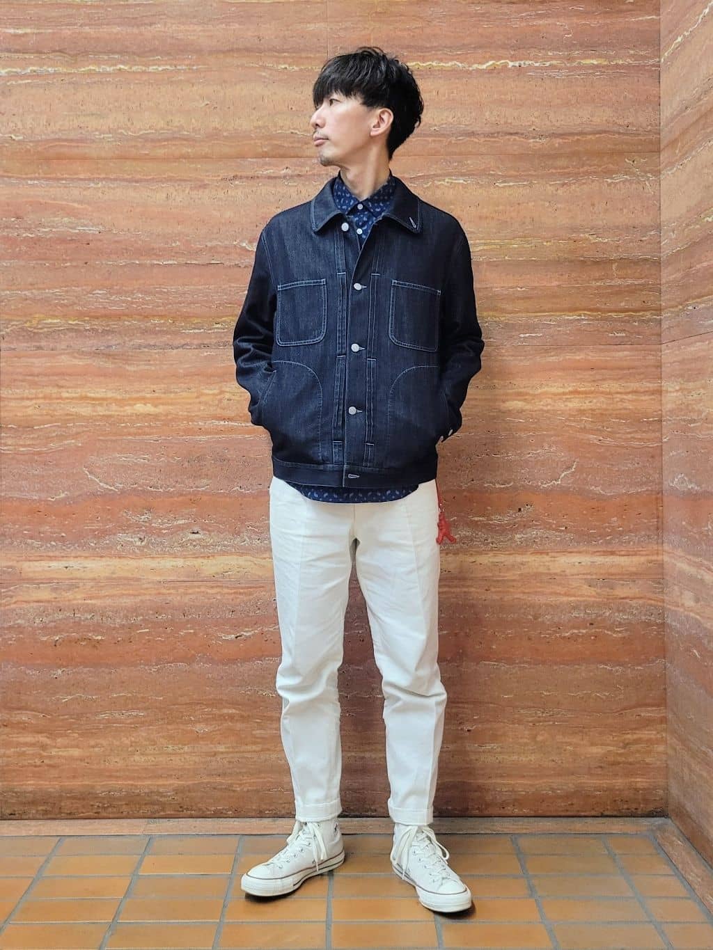 piroyaさんの「TAKEO KIKUCHI｜【BOWLER HAT LABEL】エクスプローラー Gジャン」を使ったコーディネート