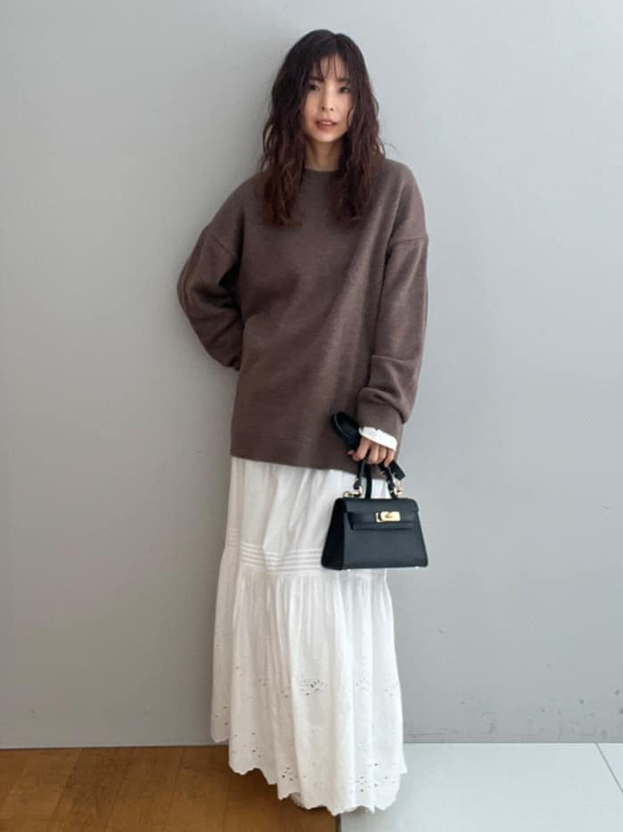 misaさんの「DRESSTERIOR｜◆【干場義雅&times;DRESSTERIOR】ウールカシミヤニット」を使ったコーディネート