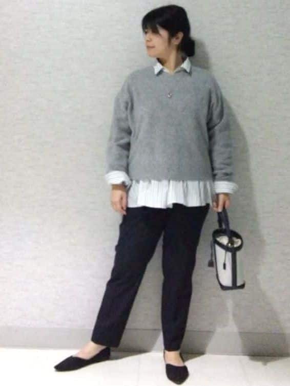 sakoさんの「Reflect｜【オン・オフ着回しやすい◎】ダブルブレストジャケット」を使ったコーディネート