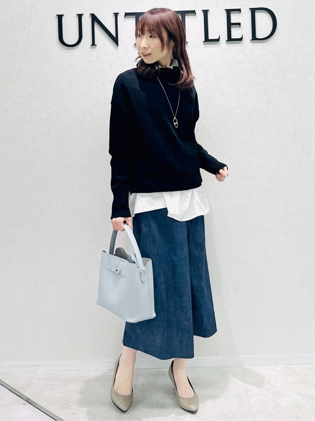 Miwaさんの「UNTITLED｜【洗える】ミラノリブニット」を使ったコーディネート