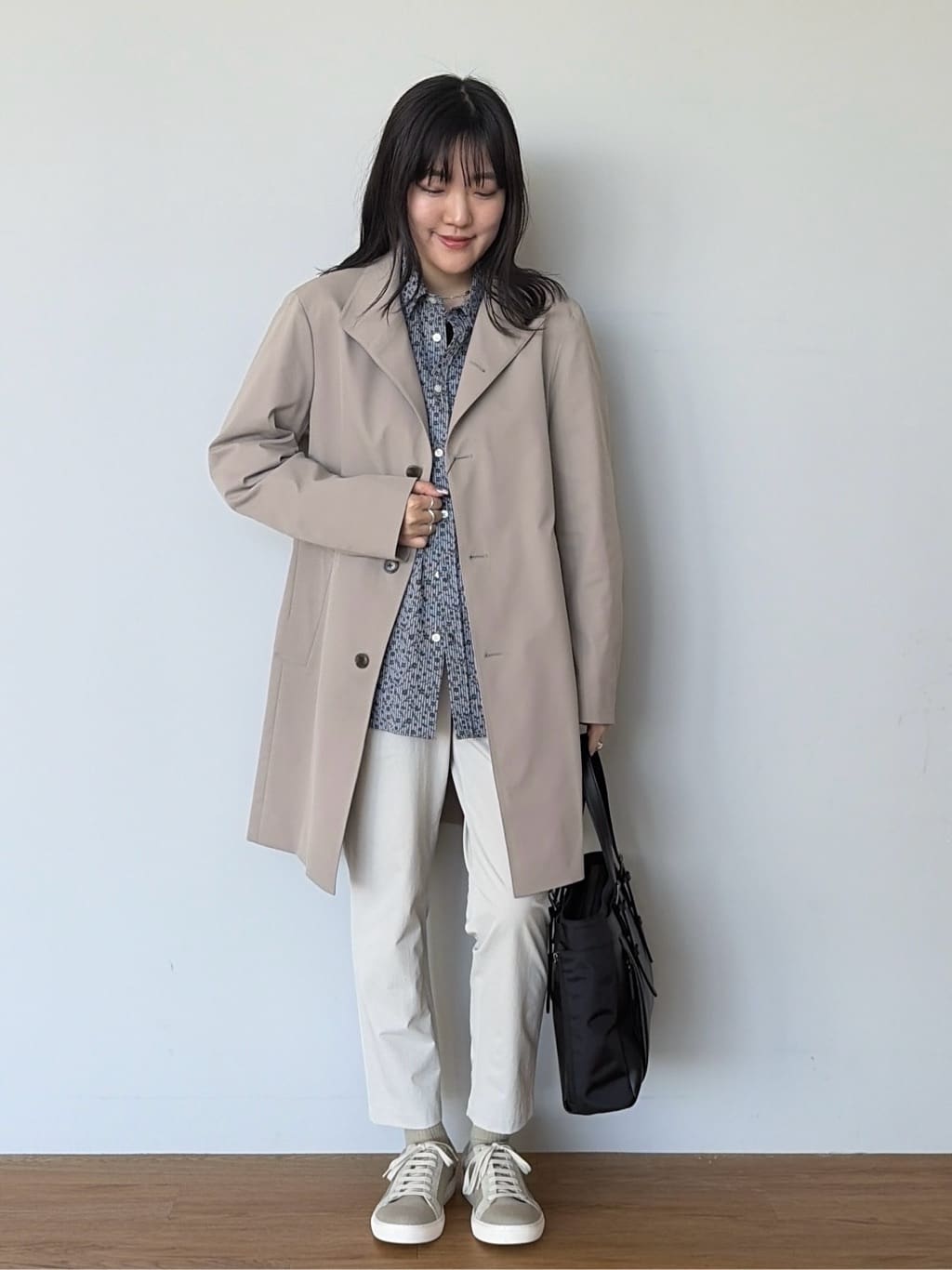 Akutagawaさんの「TAKEO KIKUCHI｜播州 ドビーストライプ フラワーシャツ」を使ったコーディネート