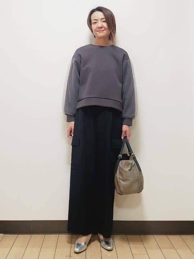yuuさんの「Reflect｜チュールレイヤードスリーブプルオーバー」を使ったコーディネート