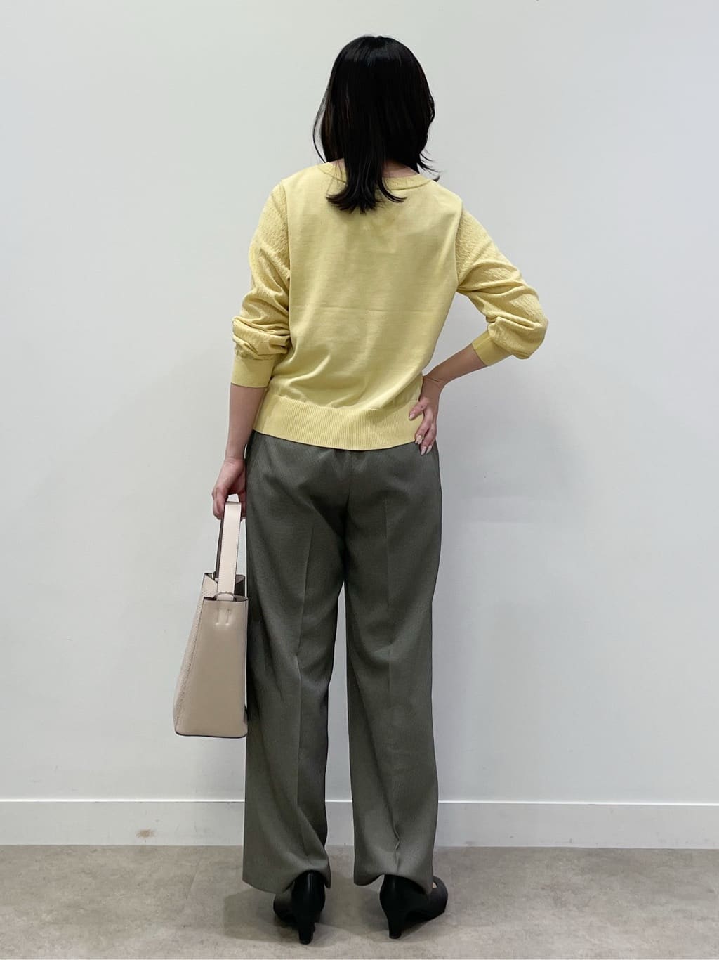 yukariさんの「Reflect｜透かしスリーブデザインハイゲージニット」を使ったコーディネート