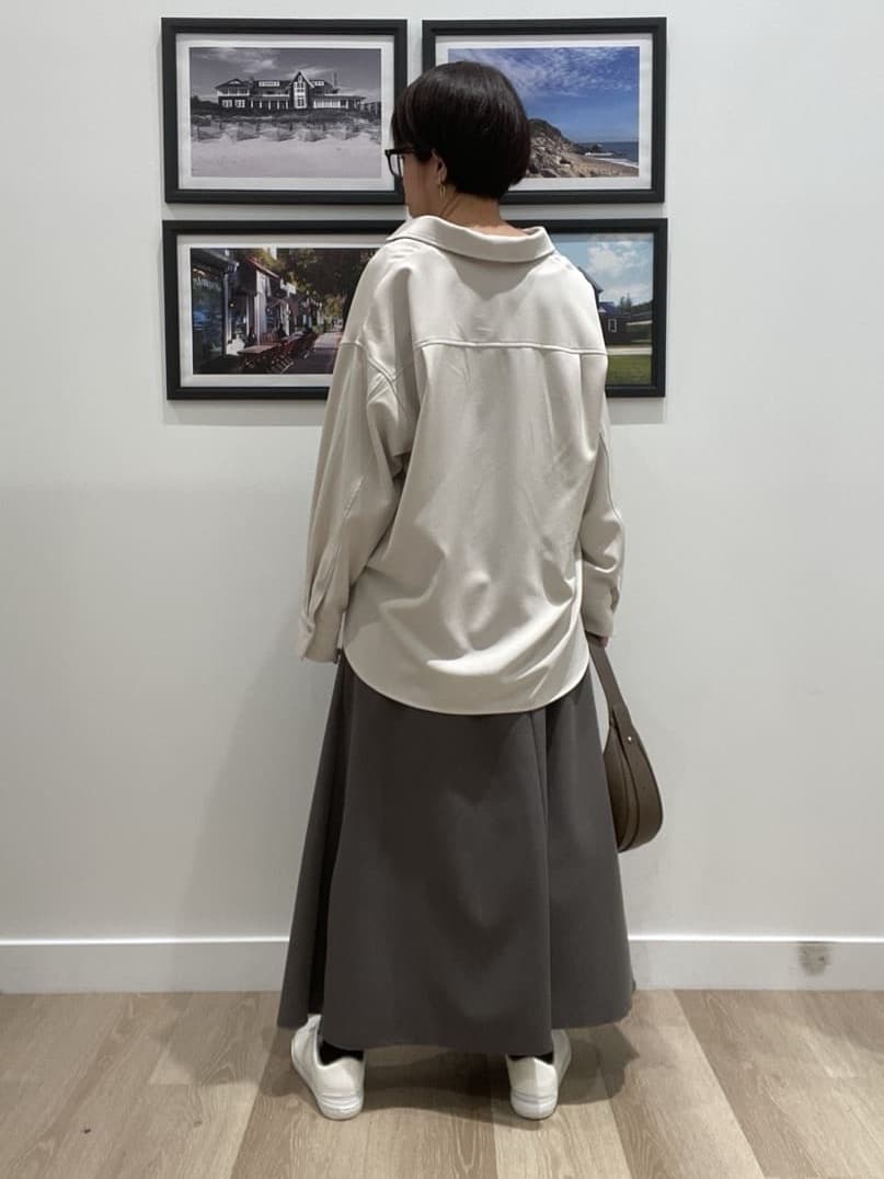 Naoさんの「Dessin｜【2点セット・洗える】メランジツイルセットアップ」を使ったコーディネート