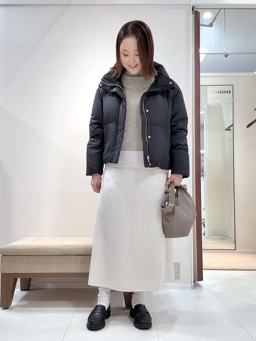 YUIさんの「UNTITLED｜【8色展開/洗える】ウールカシミヤ ハイネックニット」を使ったコーディネート